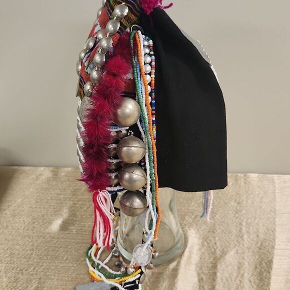 Thailand Akha Hill Tribe Child's Cap - Picture 12 of 16